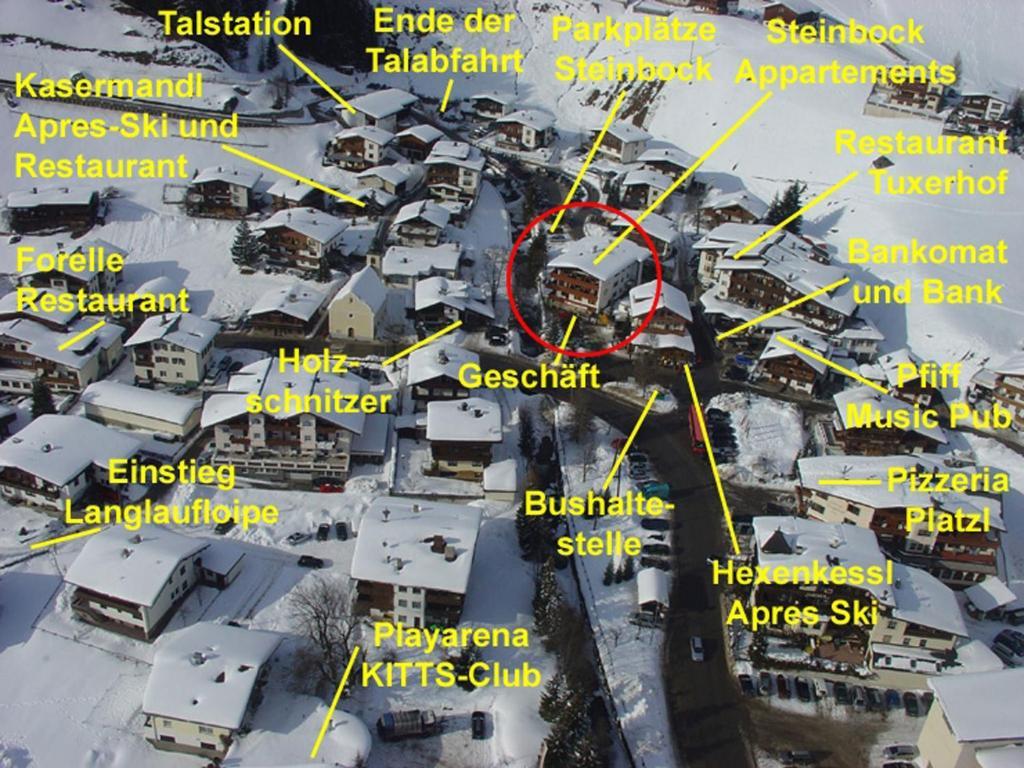 Appartements Steinbock - Ski-In & Ski-Out Тукс Екстер'єр фото